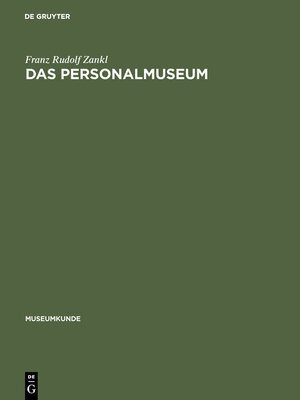 cover image of Das Personalmuseum